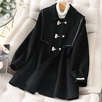 Women's Chic Sailor Collar Loose Oversized Jacket Korean
